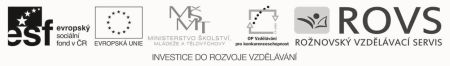 Černobílé logo ROVS