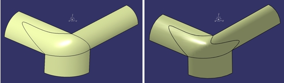 Modifikácia tvaru vnútením bodov na povrchu, ktorými musí krivka prechádzať
