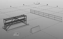 Example of BIM Safety custom components for site planning