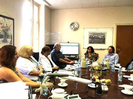 Návštěva ministryně práce a sociálních věcí Mgr. Michaely Marksové ve VÚBP, v.v.i. dne 2. 9. 2015